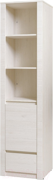 Изображение товара Шкаф-пенал Рэйгрупп Bromo ВТ-04 1D1Y 50x198x45 / ВТ-04 BR (дуб бордолайт)