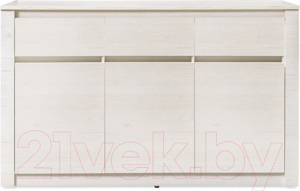 Изображение товара Тумба Рэйгрупп Bromo КО-06 3D3Y 129.9x80x45 / КО-06 BR (дуб бордолайт)