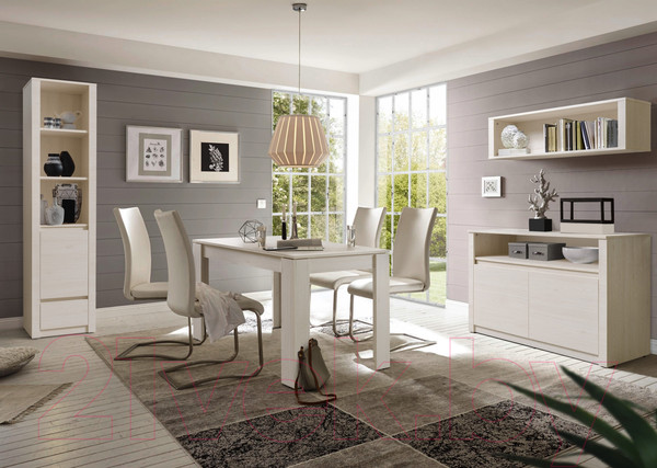 Изображение товара Обеденный стол Рэйгрупп Bromo СТО-11 120x77x80 / СТО-11 BR (дуб бордолайт)