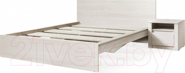Изображение товара Двуспальная кровать Рэйгрупп РГK 175.4x79.9x204.2 / РГК BR (дуб бордолайт)