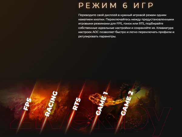 Изображение товара Монитор AOC 27G2SAE/BK