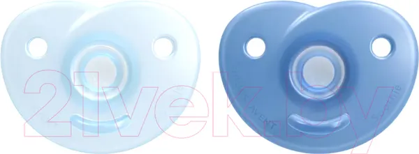 Изображение товара Набор пустышек Philips AVENT Сердце / SCF099/21 (2шт)