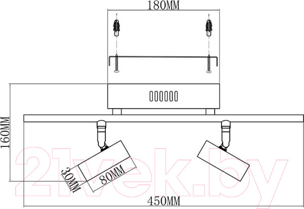 Изображение товара Спот Moderli Right / V5044-2WL