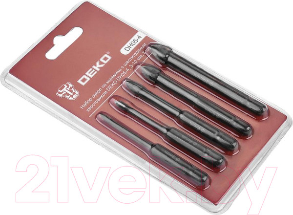 Изображение товара Набор сверл Deko DH05-4 / 065-0535