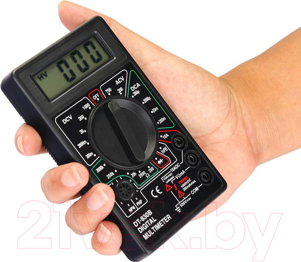 Изображение товара Мультиметр цифровой Deko DT830B / 065-0196