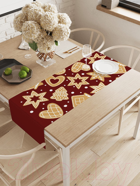 Изображение товара Дорожка на стол JoyArty Праздничные печенья / ptt_380809