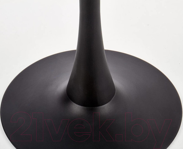 Изображение товара Обеденный стол Halmar Ambrosio 90x72 (белый мрамор/черный)