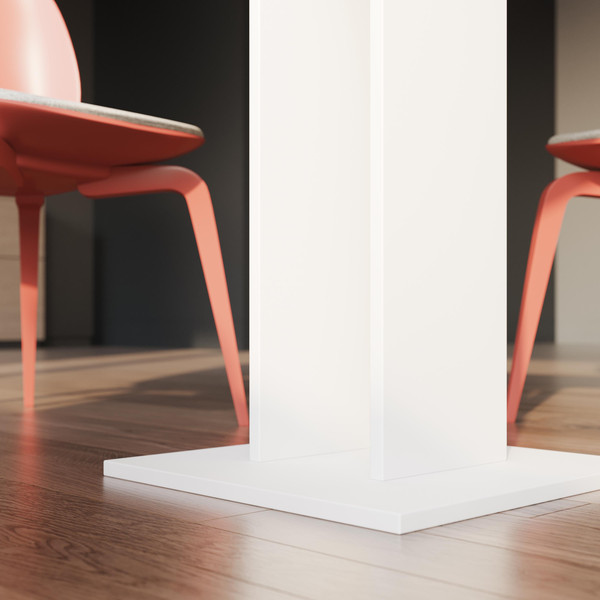 Изображение товара Обеденный стол ТриЯ Анкона Тип 1 (белый/белый)