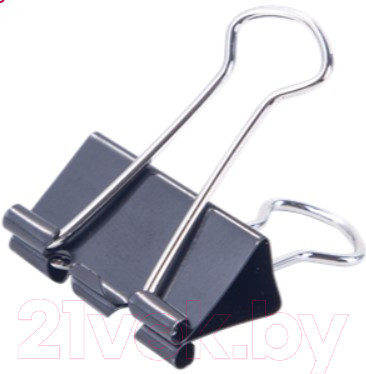 Изображение товара Зажим для бумаги Deli 38564 (12шт, черный)