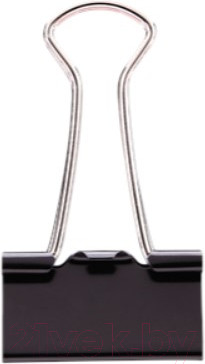 Изображение товара Зажим для бумаги Deli 38564 (12шт, черный)
