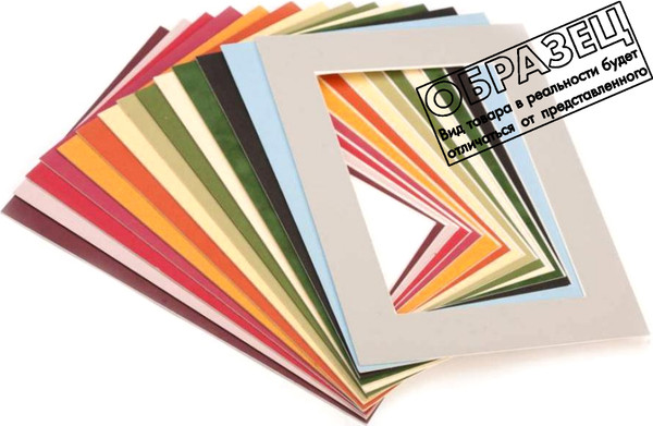 Изображение товара Паспарту для фоторамок ПАЛИТРА 13x18 (18x24) / ПУ2837 (бисквит)