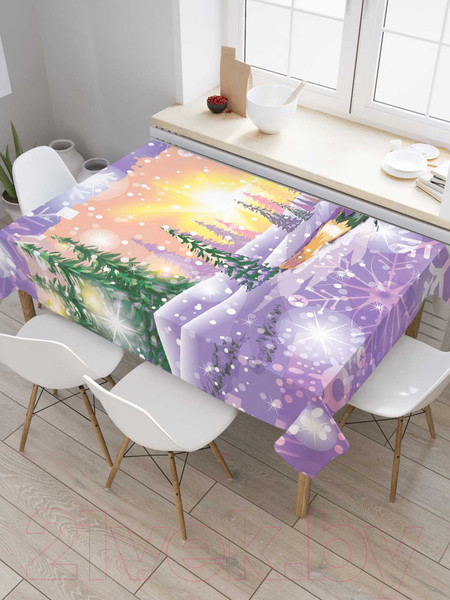 Изображение товара Скатерть JoyArty Зимние сказки / tc_5754 (180x145)