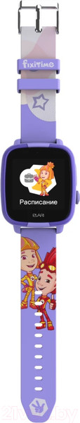Изображение товара Умные часы детские Elari FixiTime Fun (фиолетовый)