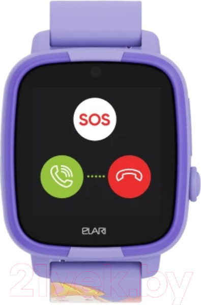 Изображение товара Умные часы детские Elari FixiTime Fun (фиолетовый)