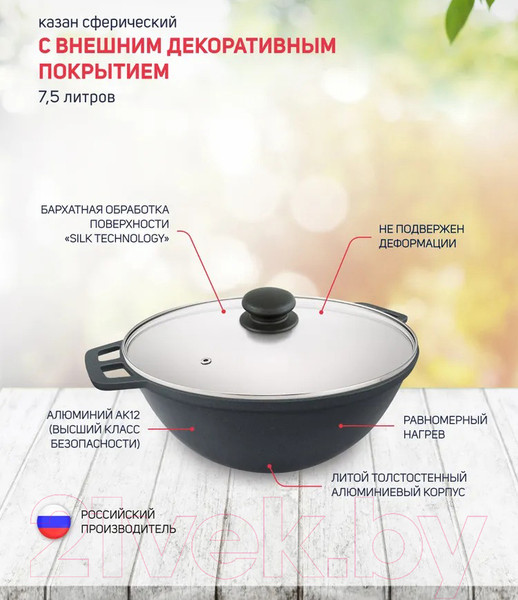 Изображение товара Казан Нева Металл Посуда НС0875д