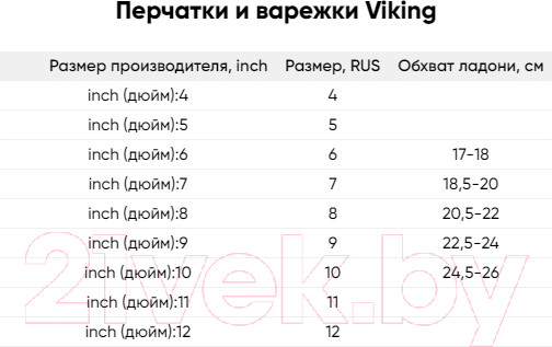 Изображение товара Перчатки лыжные VikinG Tromso / 140/21/1741-09 (р.8, черный)