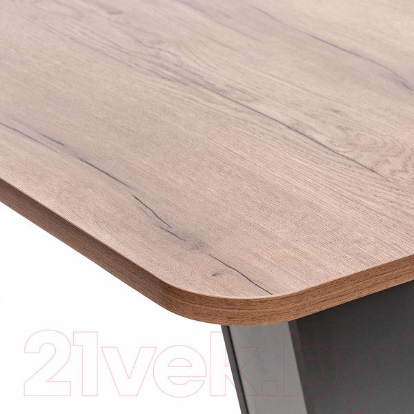 Изображение товара Обеденный стол Импэкс Leset Тайп (дуб табачный/графит)