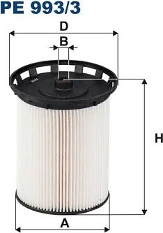 Изображение товара Топливный фильтр Filtron PE993/3