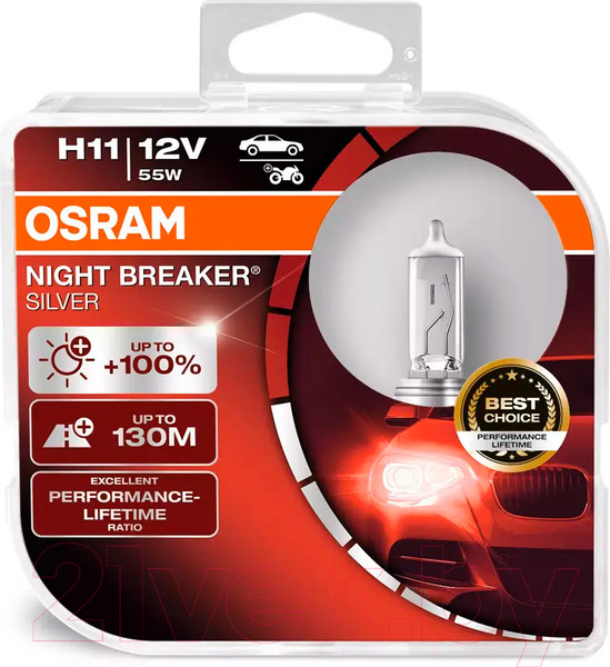Изображение товара Автомобильная лампа Osram H11 64211NBS