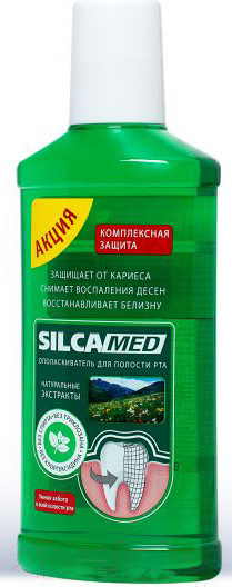 Изображение товара Ополаскиватель для полости рта Silca Med комплексная защита (250мл)