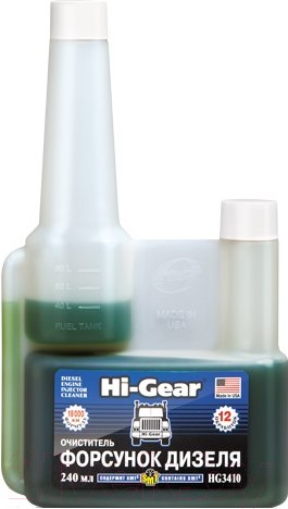 Изображение товара Присадка Hi-Gear Очиститель форсунок дизеля HG3410 (240мл)