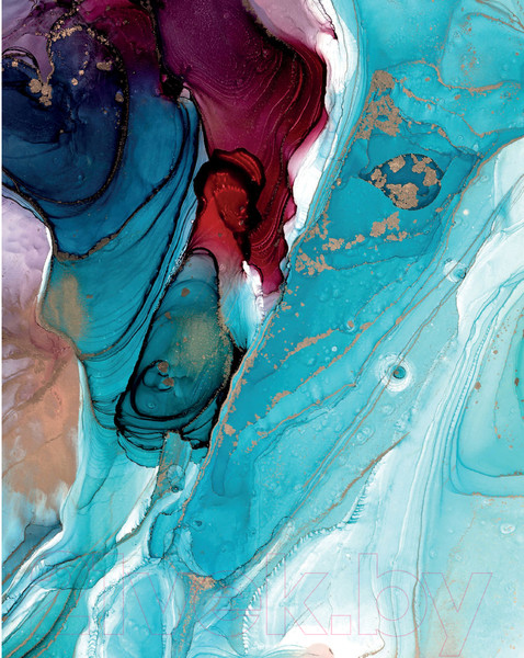 Изображение товара Книга Эксмо Флюид-арт. Жидкий акрил. Эпоксидная смола. Спиртовые чернила (Гаврилова Е.)