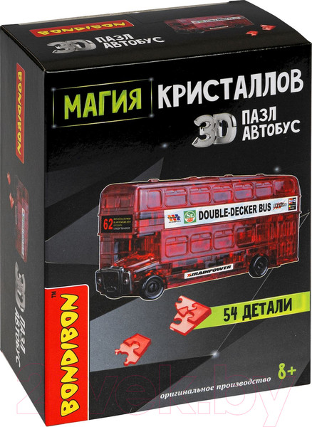 Изображение товара 3D-пазл Bondibon Автобус / ВВ5238