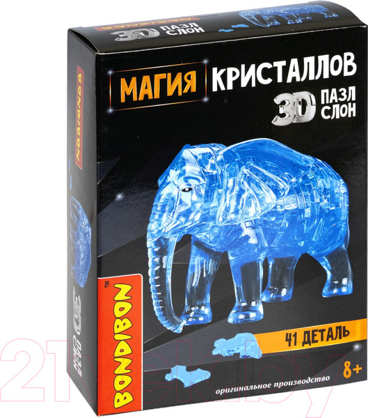 Изображение товара 3D-пазл Bondibon Слон / ВВ5234