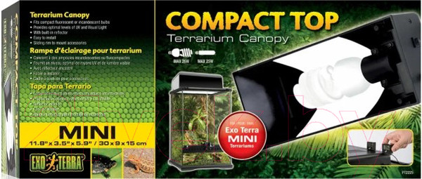 Изображение товара Светильник для террариума Exo Terra Compact Top PT2600/H222259