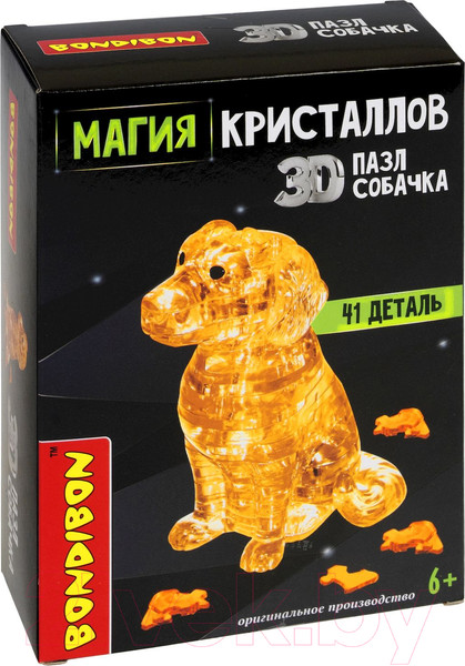 Изображение товара 3D-пазл Bondibon Собачка / ВВ5227