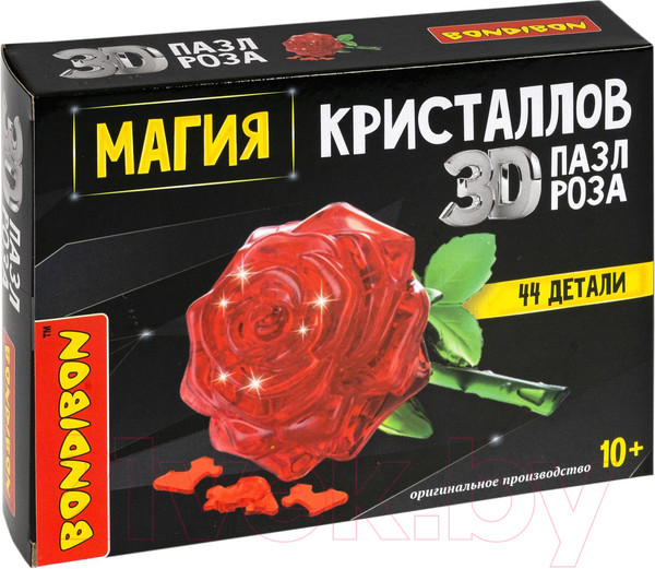 Изображение товара 3D-пазл Bondibon Роза / ВВ5221