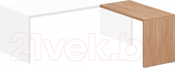 Изображение товара Стол-приставка Norden 120x60x75 / OL-20-06.GN (гикори натуральный)