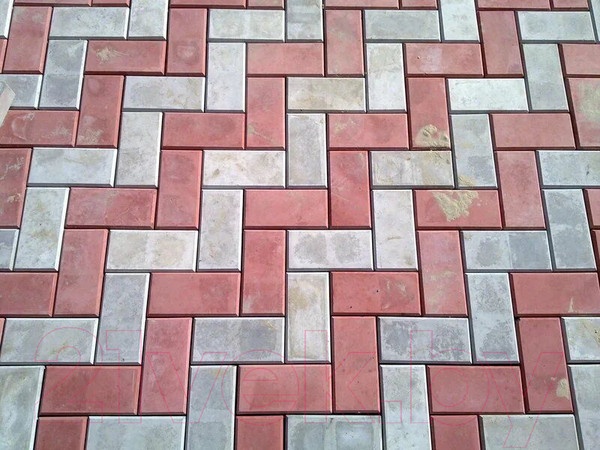 Изображение товара Форма для садовой плитки Стандартпарк Кирпич шагрень ф11018