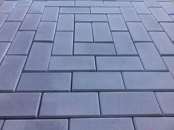 Изображение товара Форма для садовой плитки Стандартпарк Кирпич шагрень ф11018