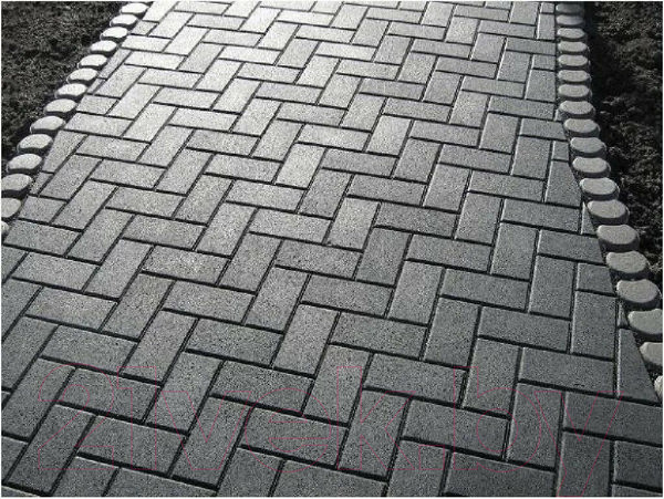 Изображение товара Форма для садовой плитки Стандартпарк Кирпич шагрень ф11018