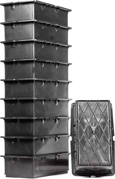 Изображение товара Форма для садовой плитки Стандартпарк Кирпич шагрень ф11018