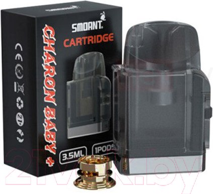 Изображение товара Картридж для электронного парогенератора Smoant Charon Baby Plus 3.5мл