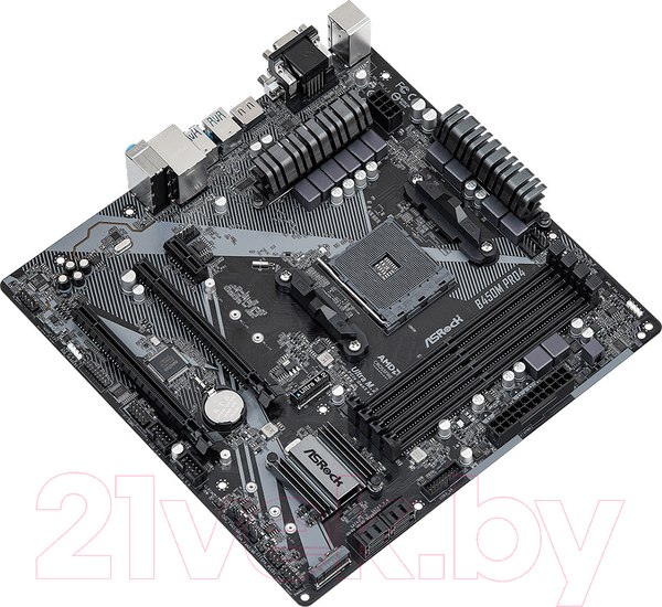 Изображение товара Материнская плата AsRock B450M Pro4 R2.0