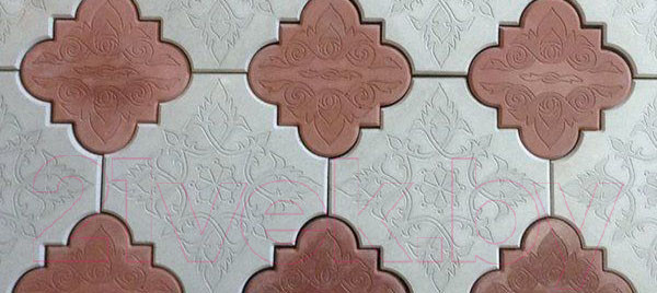 Изображение товара Форма для садовой плитки Стандартпарк Клевер краковский гладкий большой ф11020