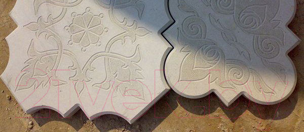 Изображение товара Форма для садовой плитки Стандартпарк Клевер краковский гладкий большой ф11020