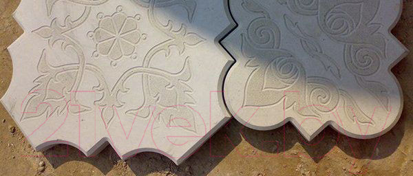 Изображение товара Форма для садовой плитки Стандартпарк Клевер краковский гладкий малый ф11021