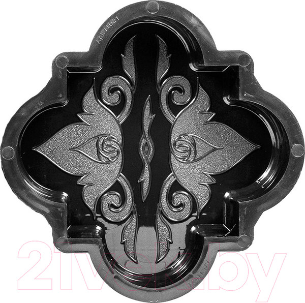 Изображение товара Форма для садовой плитки Стандартпарк Клевер краковский гладкий малый ф11021