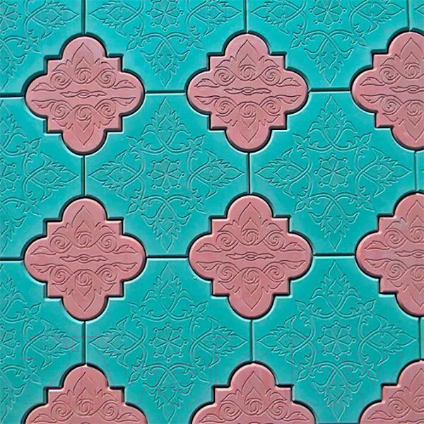 Изображение товара Форма для садовой плитки Стандартпарк Клевер краковский гладкий малый ф11021