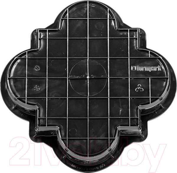 Изображение товара Форма для садовой плитки Стандартпарк Клевер краковский гладкий малый ф11021