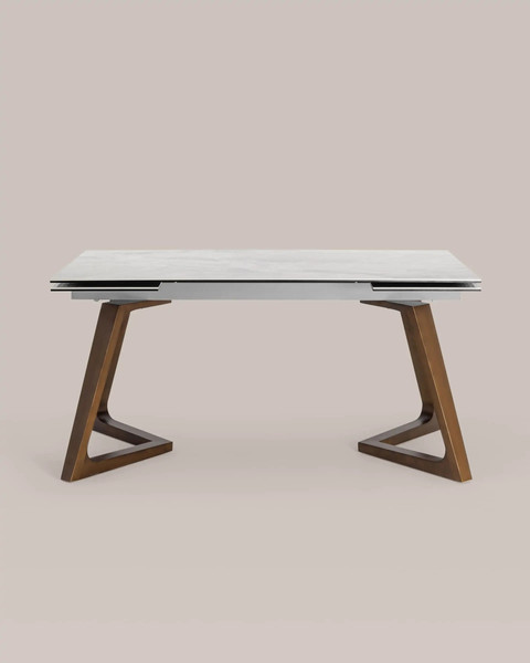 Изображение товара Обеденный стол Stool Group Артизан 160-240x90 / DT8765ZW-3C 160 (керамика)