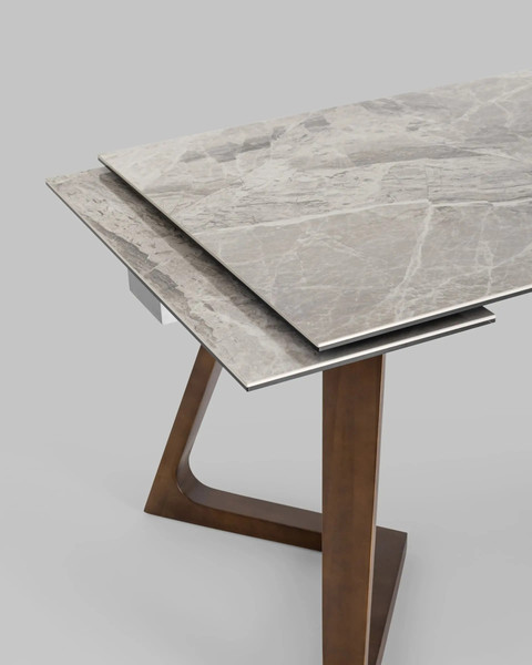 Изображение товара Обеденный стол Stool Group Артизан 160-240x90 / DT8765ZW-3C 160 (керамика)