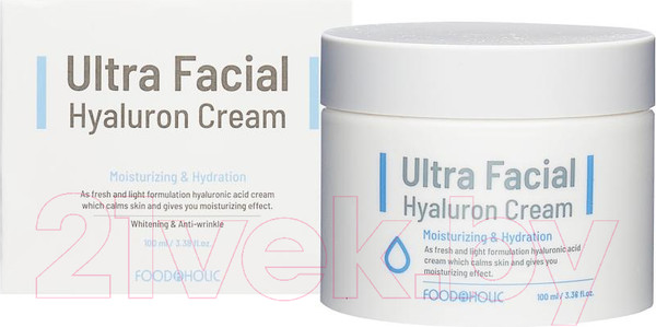 Изображение товара Крем для лица FoodaHolic Интенсивный с гиалуроновой кислотой (40мл)