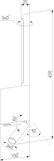 Изображение товара Спот Elektrostandard Sarca 40111/LED (белый)