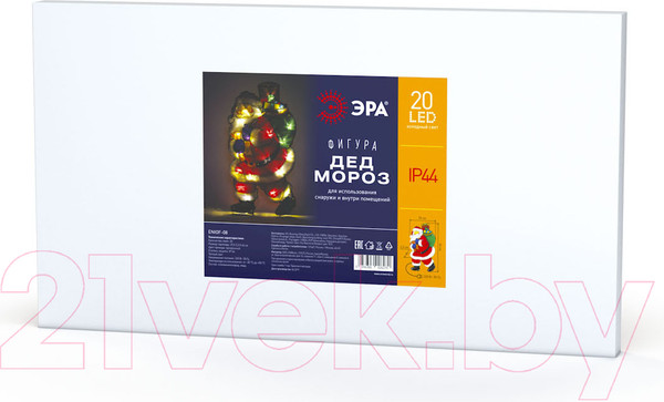 Изображение товара Световая фигурка ЭРА Дед Мороз ENIOF-08 / Б0041938