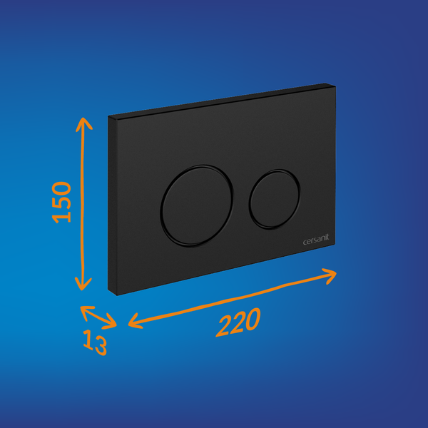Изображение товара Кнопка для инсталляции Cersanit Twins 63525